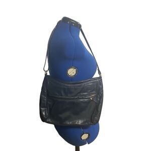 SAS Blue Shoulder Crossbody Bag 12X2X9 Boho‎